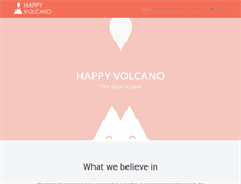 Tablet Screenshot of happyvolcano.com